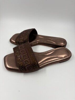 Aldo Oceania Slide Sandals with Rhinestone accents and Cushioned Footbed 5M